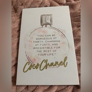 COPY - Coco Chanel quote canvas